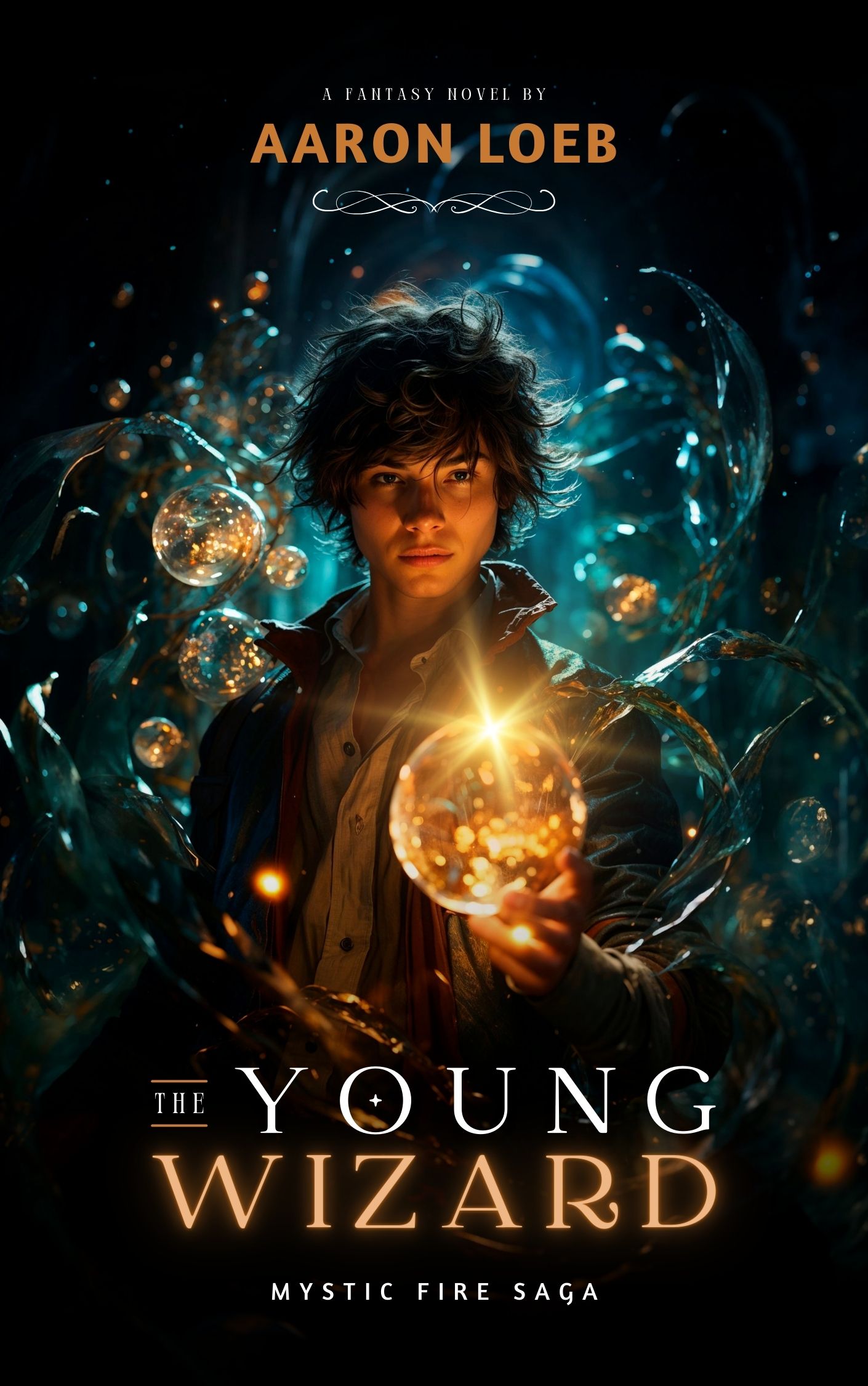 A young wizard, depicted in an image by Aaron Lobb.